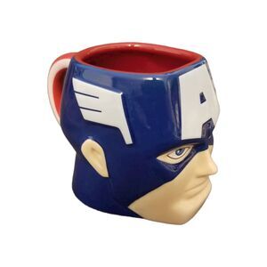 2012‎ Marvel Captain America Avengers Head Mug Disney Store Pasadena